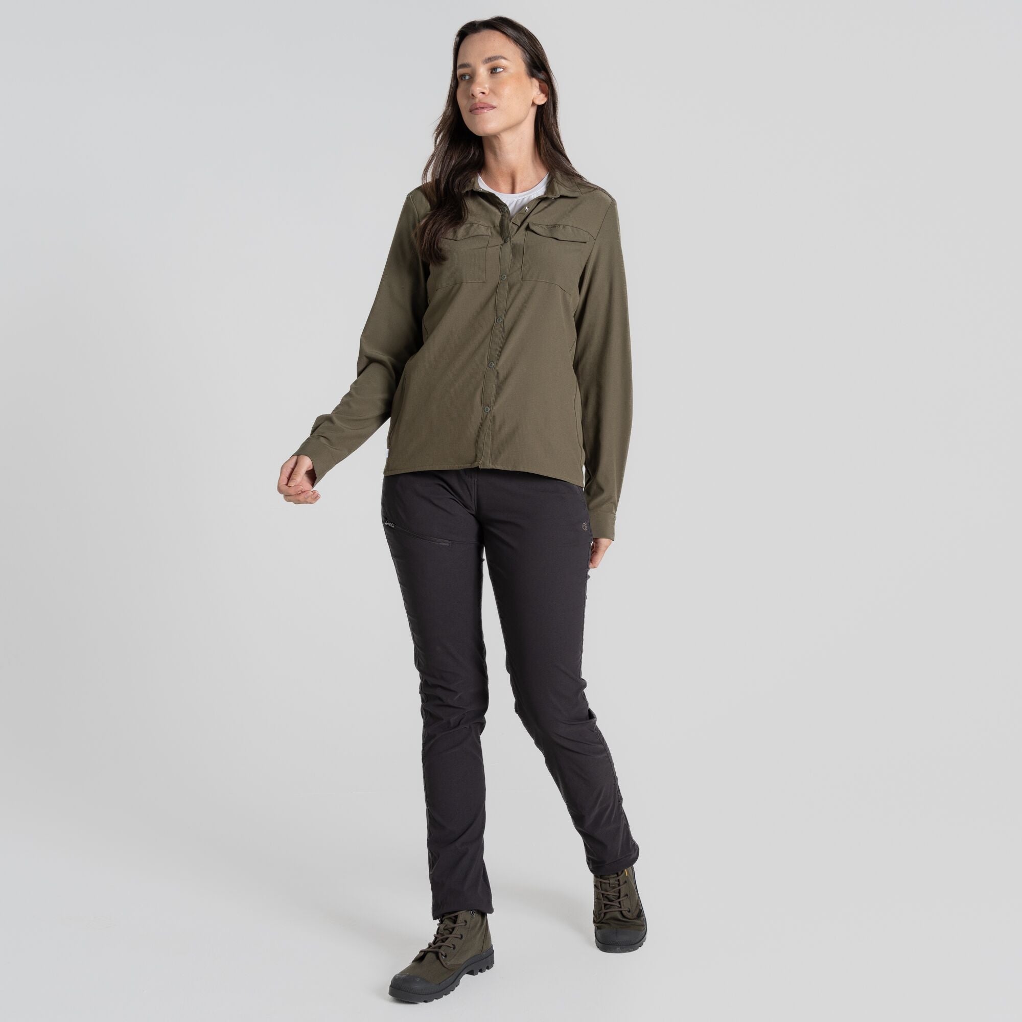 Women's Insect Shield® Pro III Long-Sleeved Shirt - Wild Olive