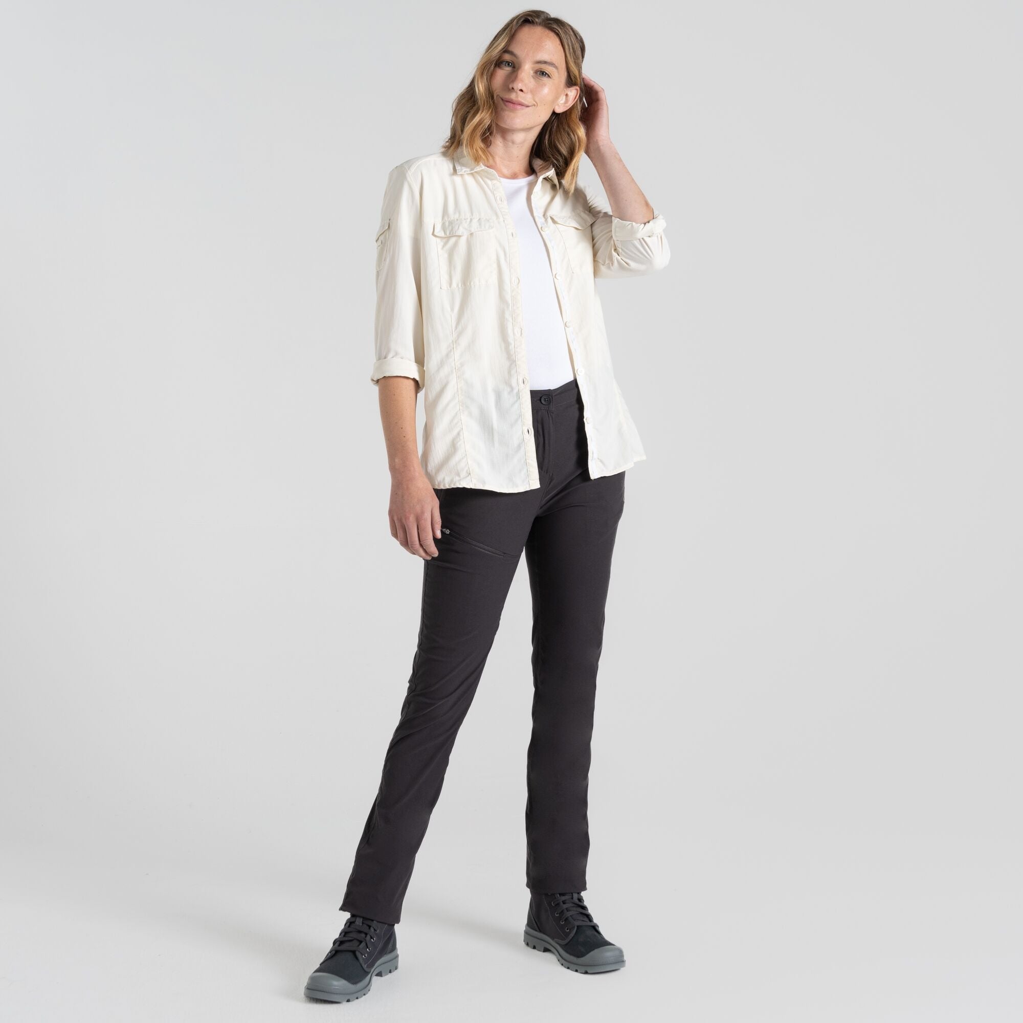 Women's Insect Shield® Adventure III Long-Sleeved Shirt - Sea Salt