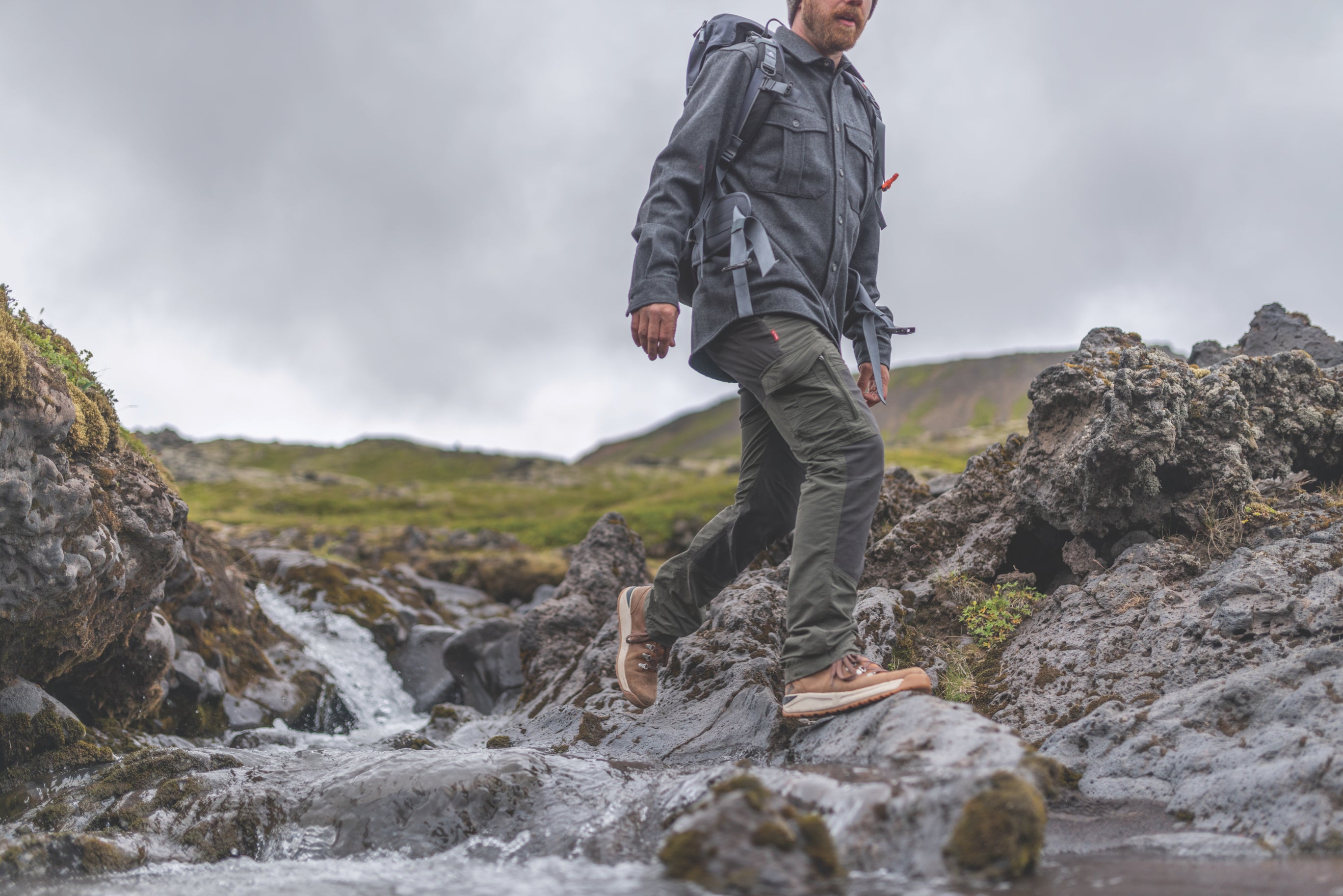 Men's Kiwi Pro Expedition Pants - Black Pepper/Black