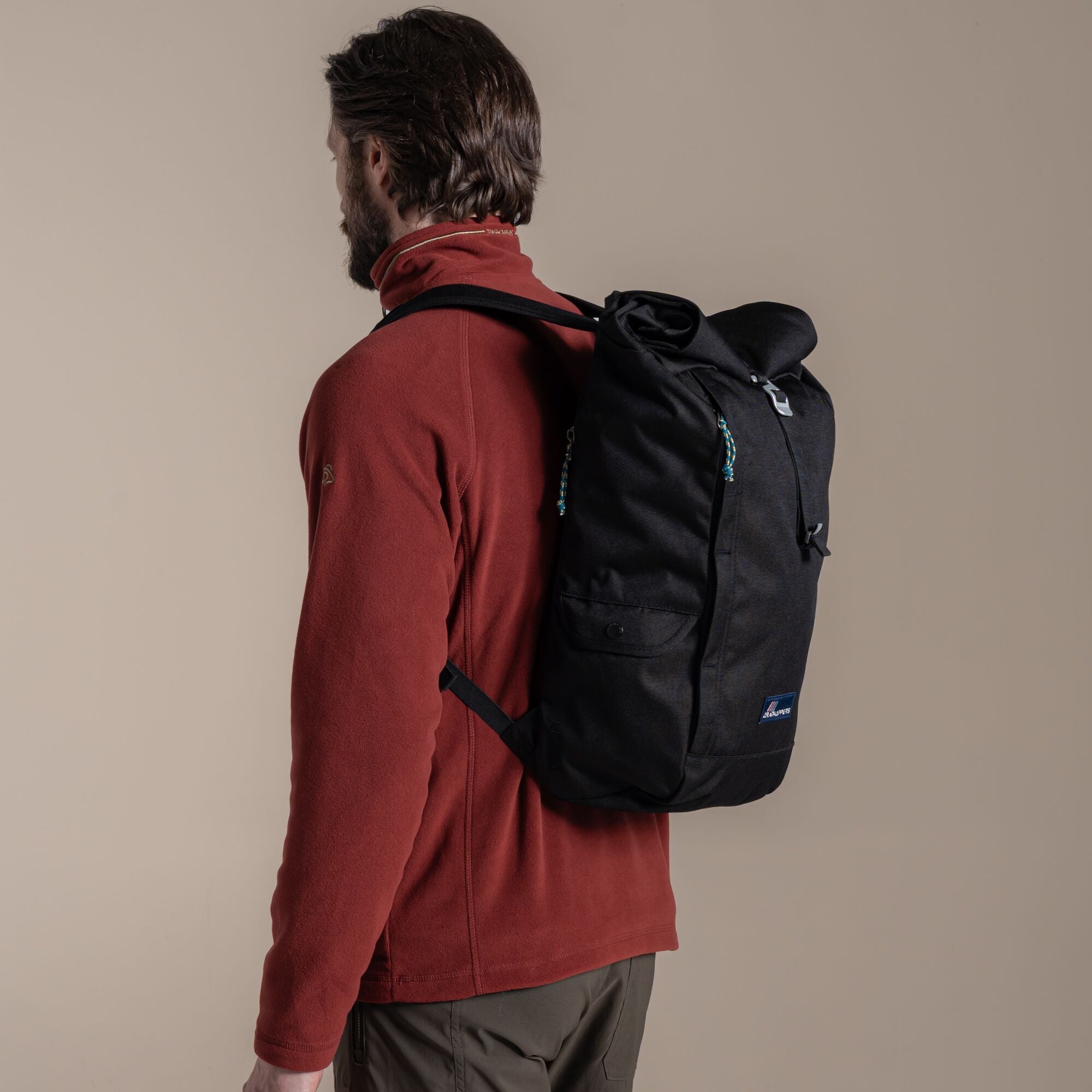 20L Kiwi Classic Rolltop Backpack - Black (25)