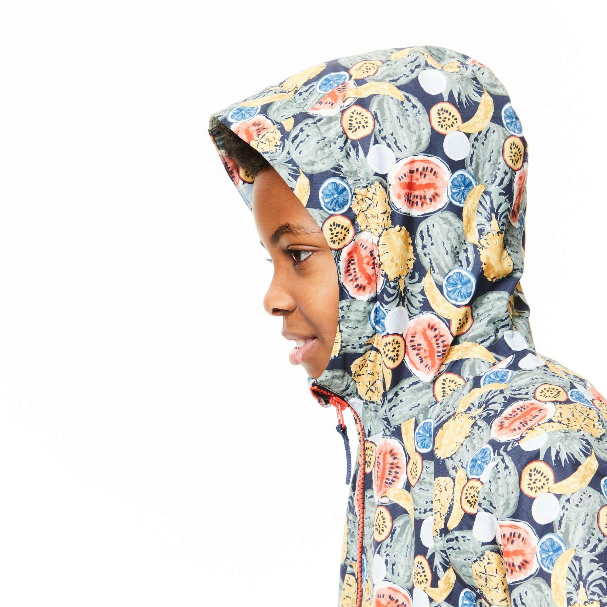 Kid's Landry Waterproof Jacket | Blue Navy Print