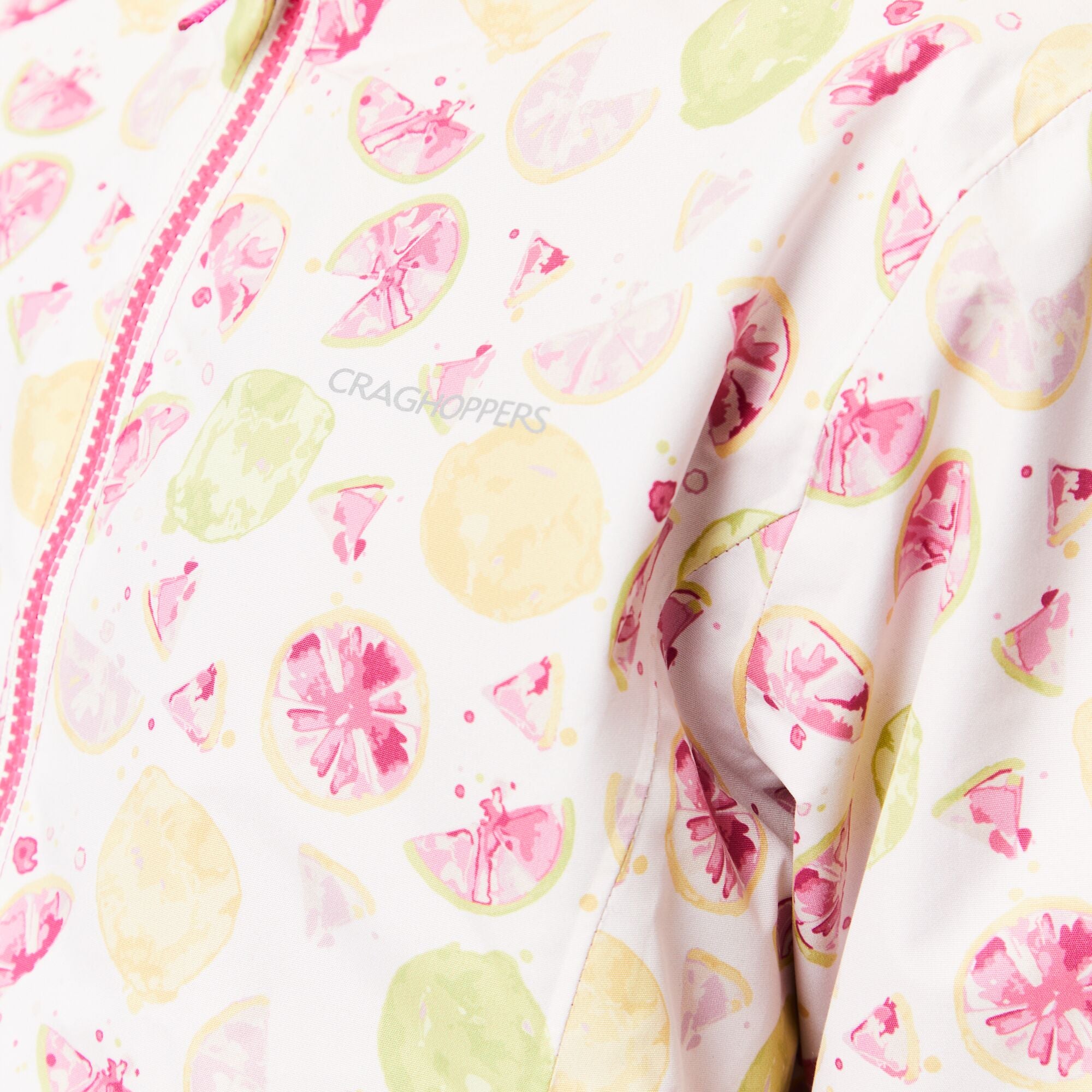 Kid's Landry Waterproof Jacket - Raspberry Print