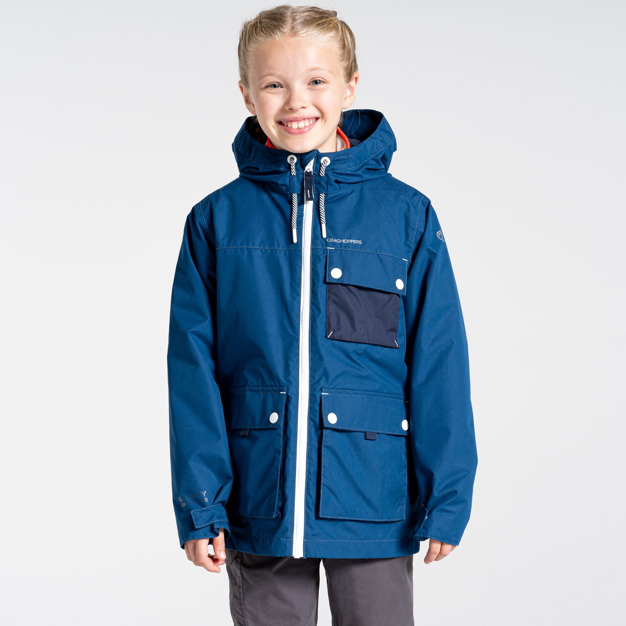 Kid's Carter Waterproof Jacket - Poseidon Blue