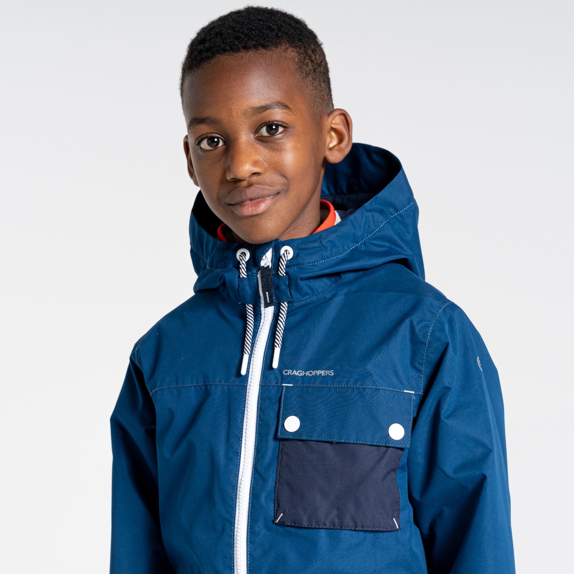 Kid's Carter Waterproof Jacket - Poseidon Blue