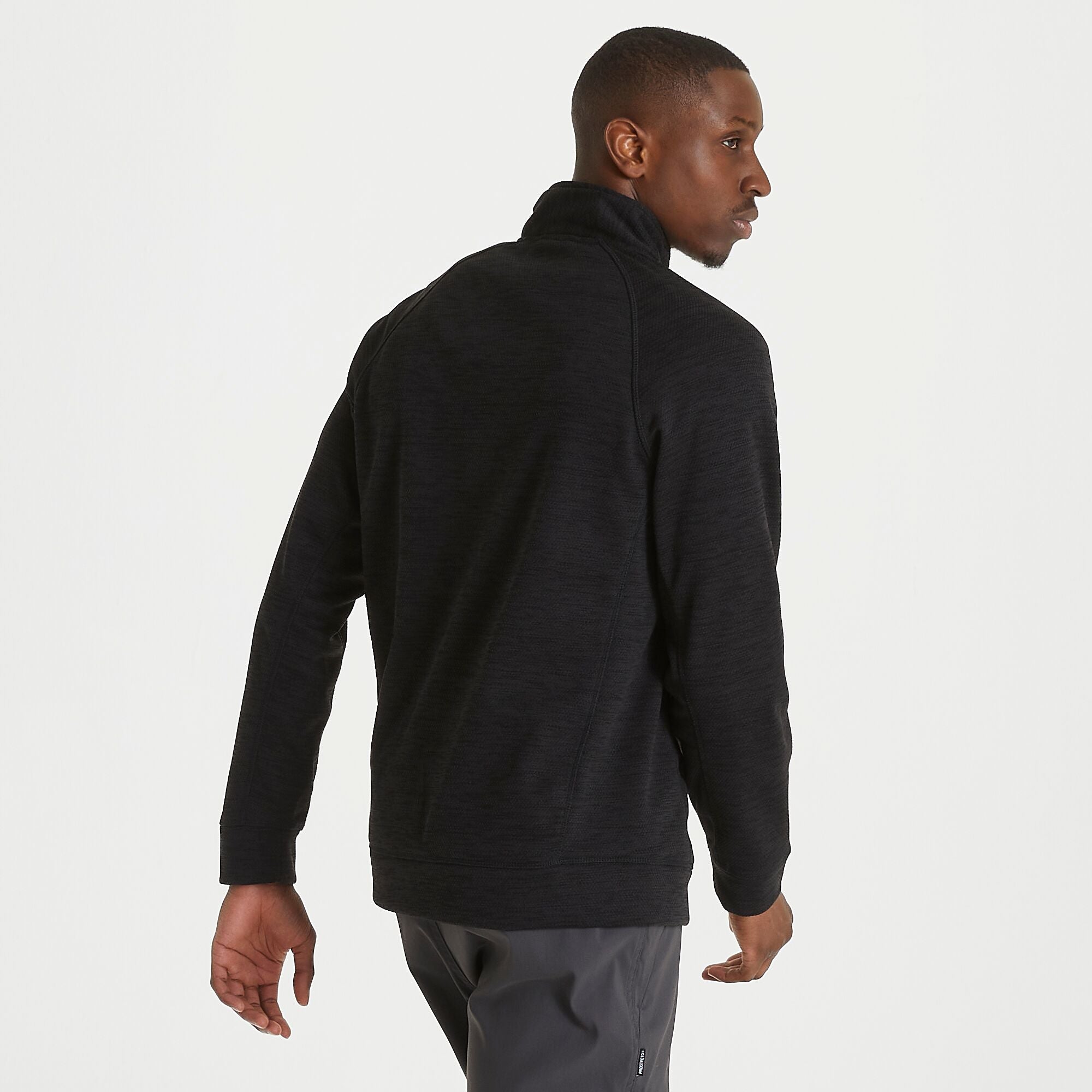 Men's Stromer Half Zip Fleece | Black