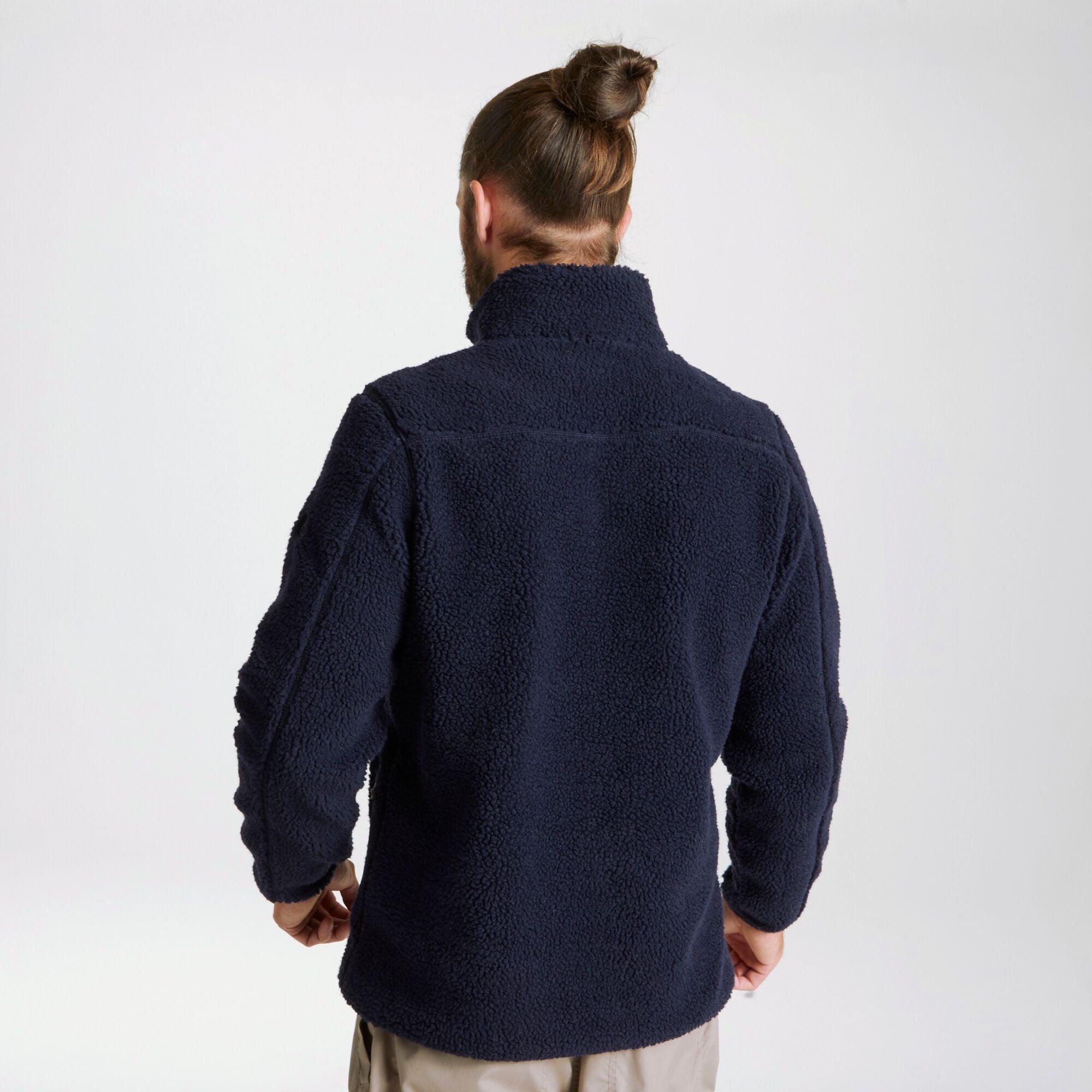 Men's Elroy Half Zip Fleece - Blue Navy