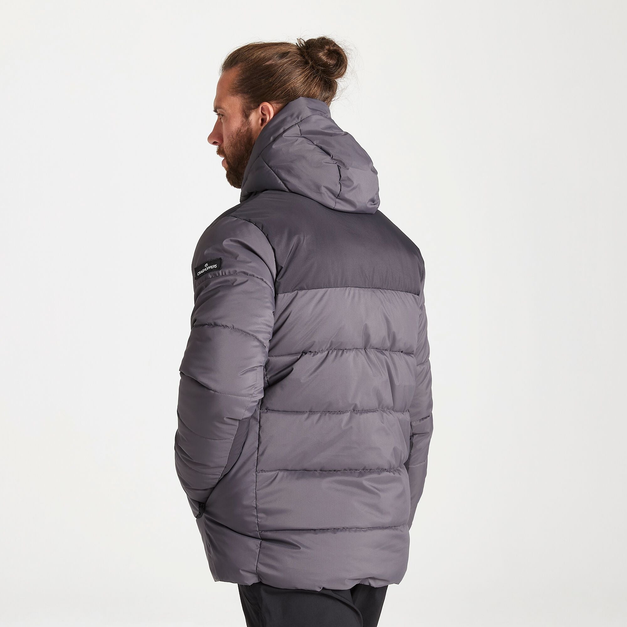 Men's Findhorn Insulated Hooded Jacket | Coast Grey/Black