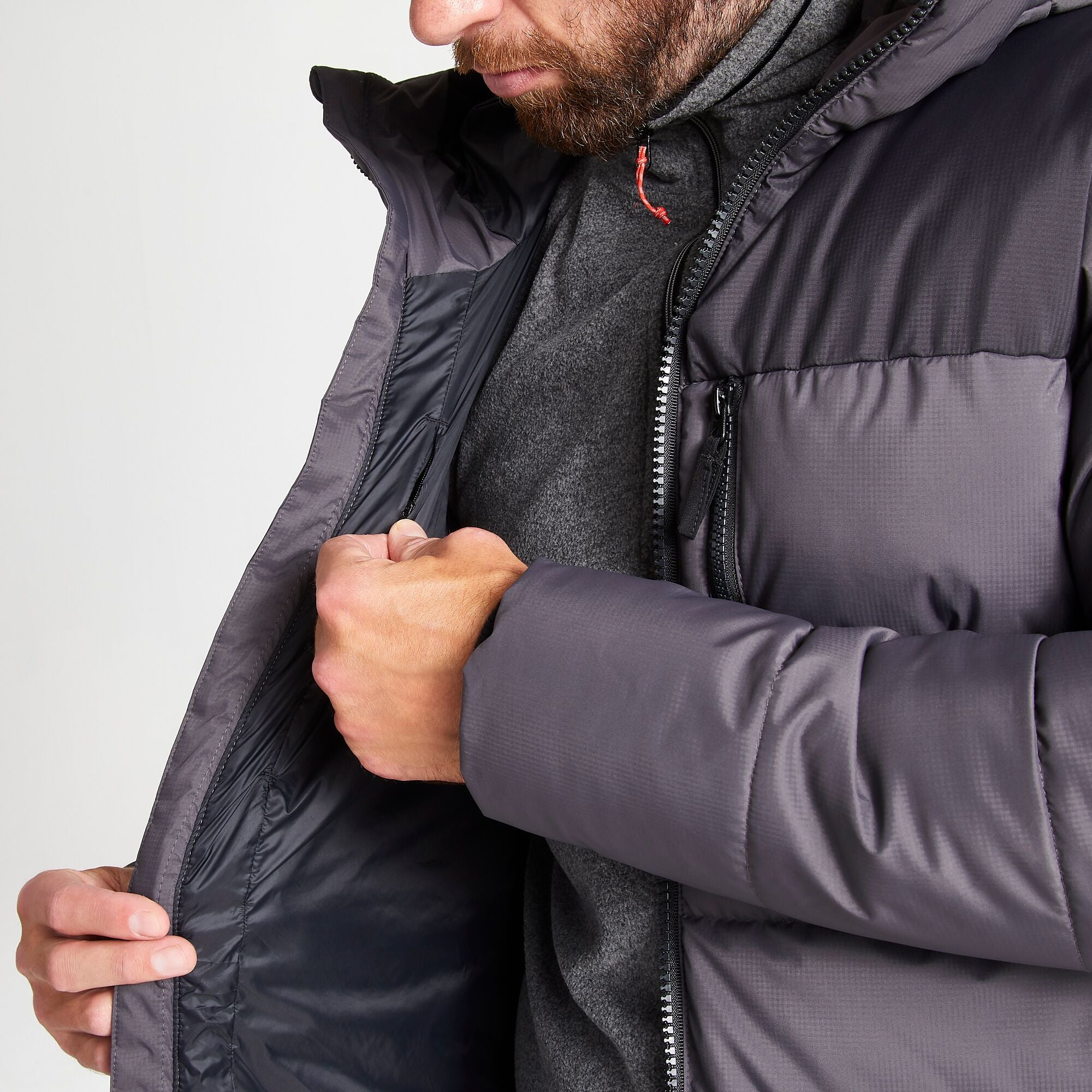 Men's Findhorn Insulated Hooded Jacket - Coast Grey/Black