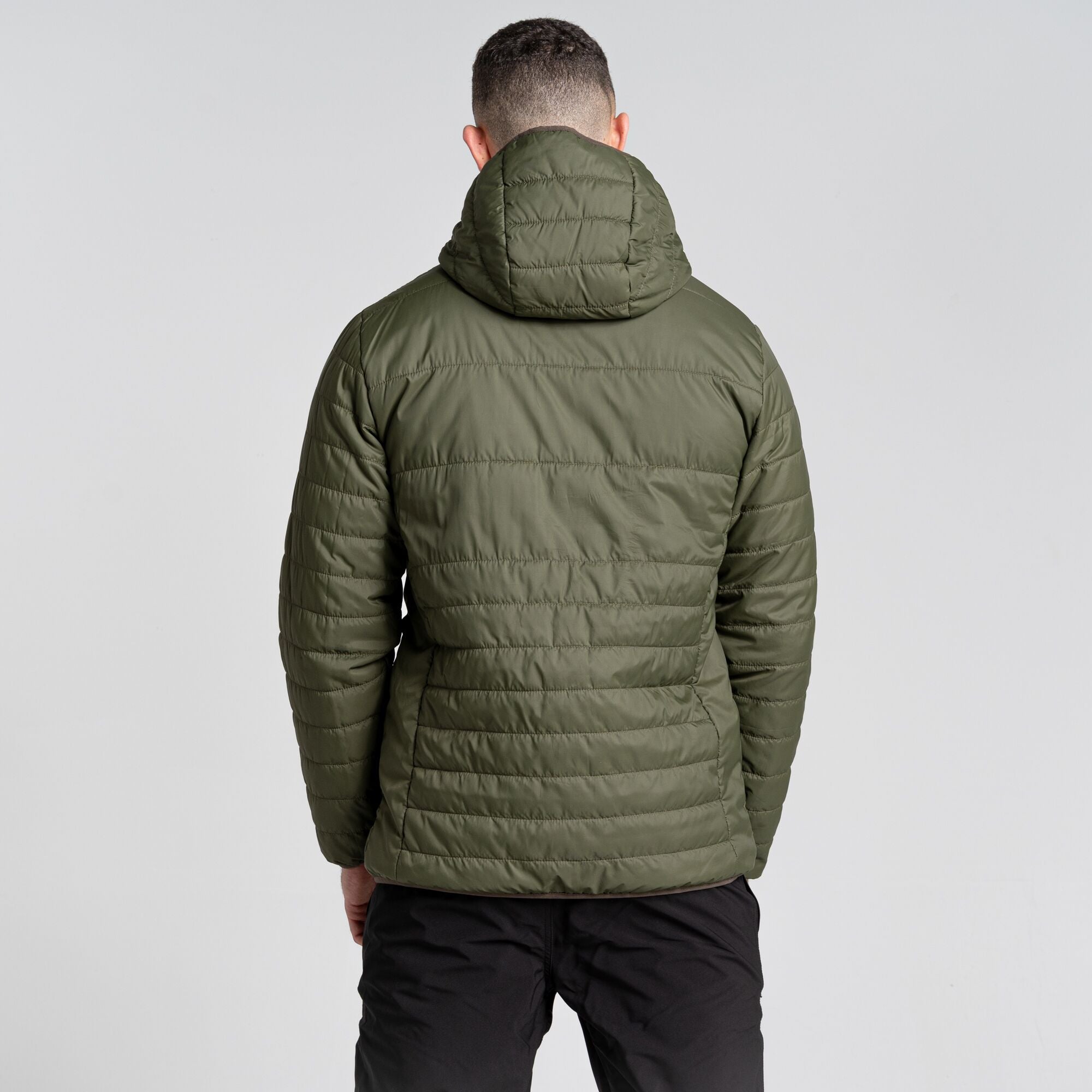 Men's Compresslite Hooded Jacket - Parka Green