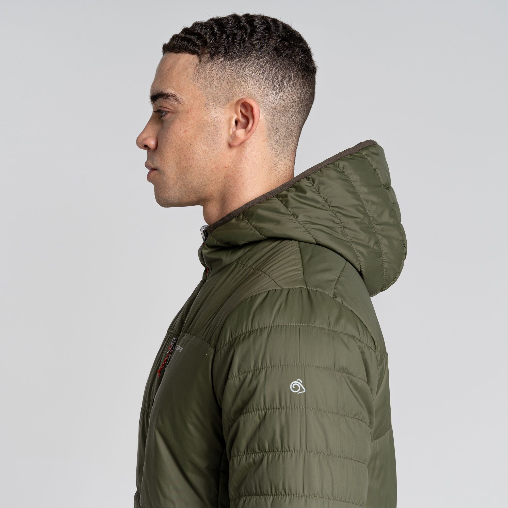 Men's Compresslite Hooded Jacket - Parka Green