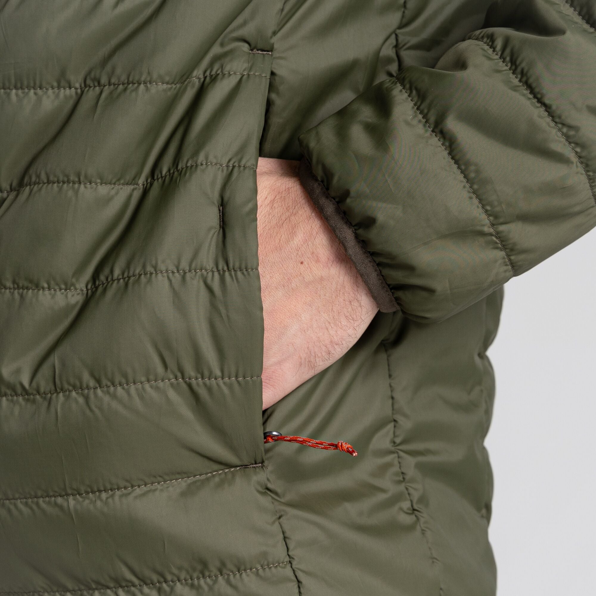 Men's Compresslite Hooded Jacket - Parka Green