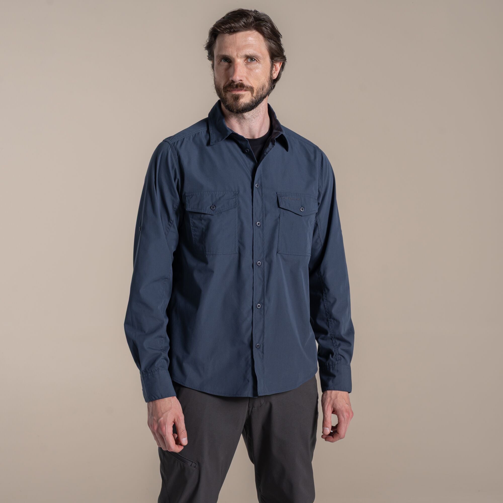 Men's Kiwi II Long Sleeved Shirt - Ombre Blue