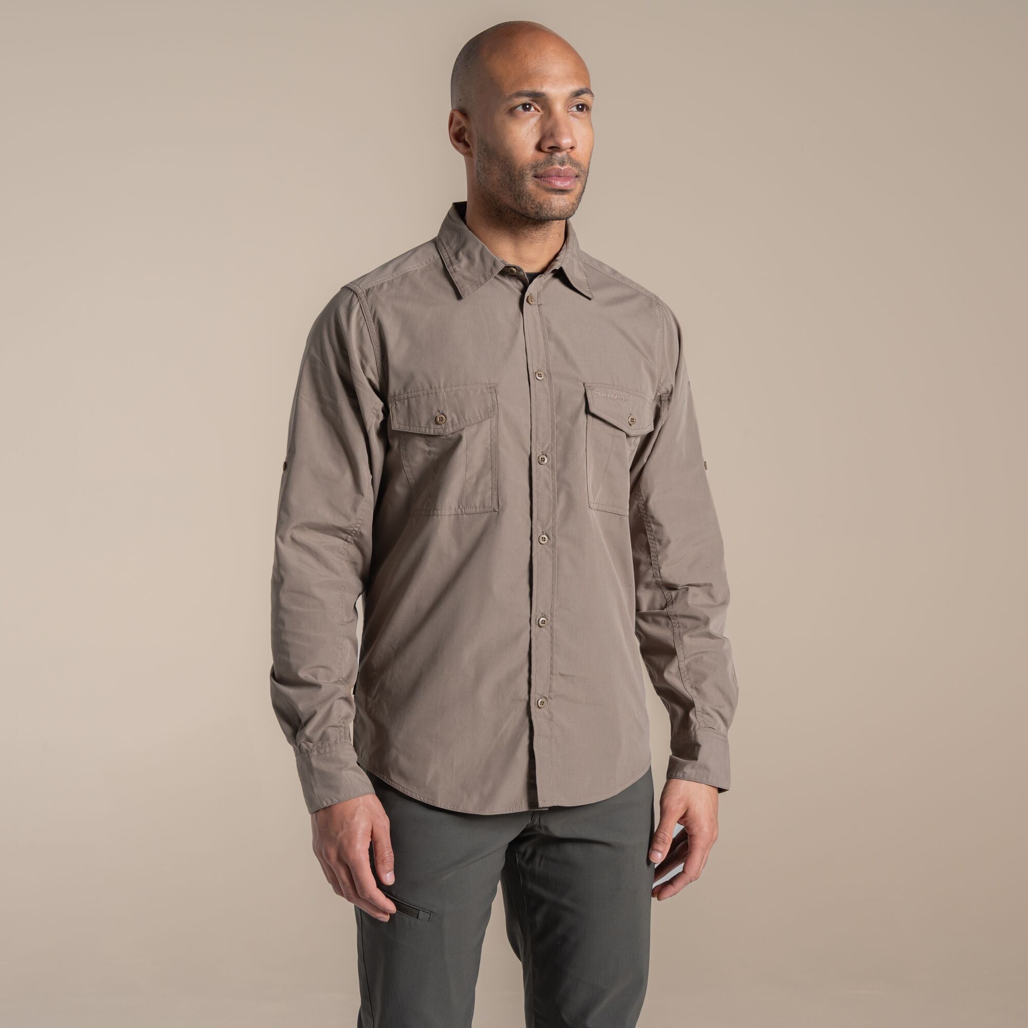 Men's Kiwi II Long Sleeved Shirt - Pebble