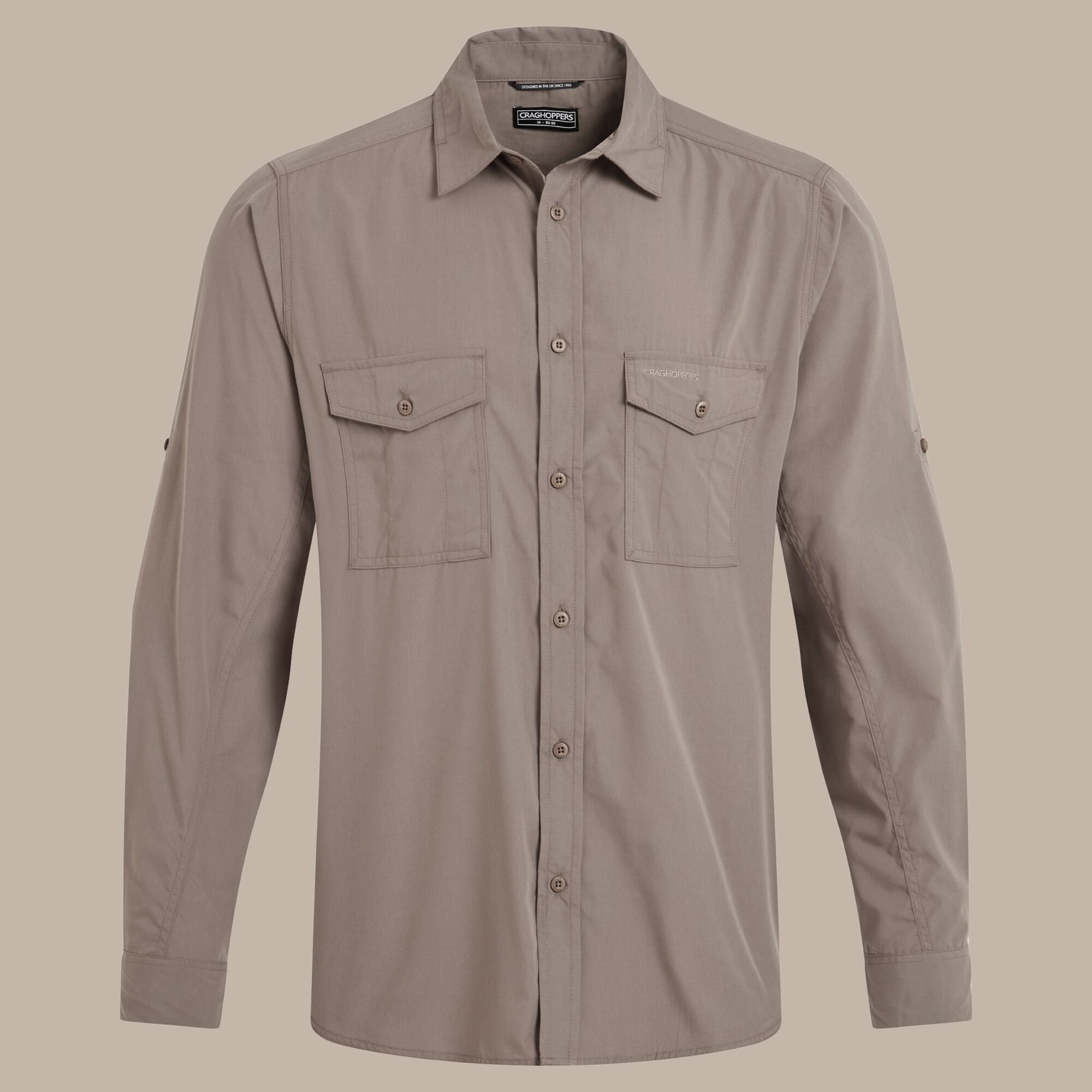 Men's Kiwi II Long Sleeved Shirt - Pebble