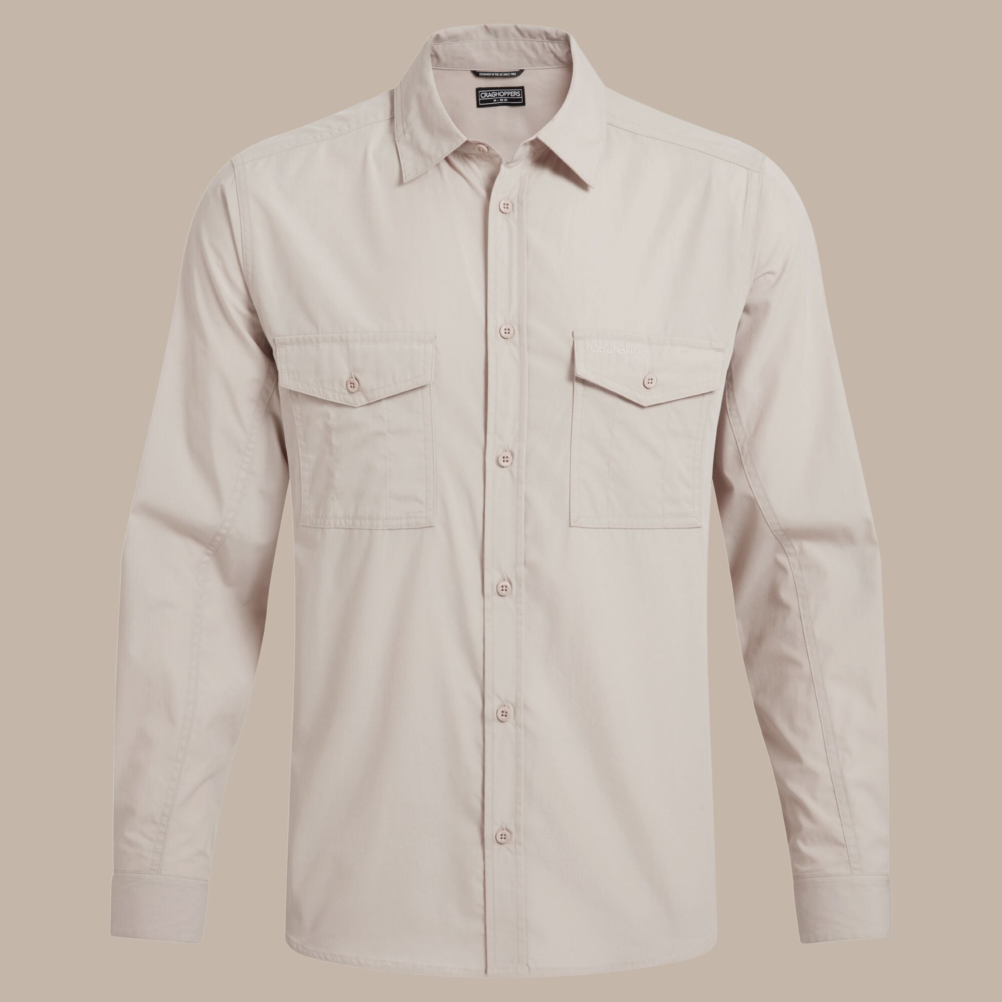 Men's Kiwi II Long Sleeved Shirt - Oatmeal