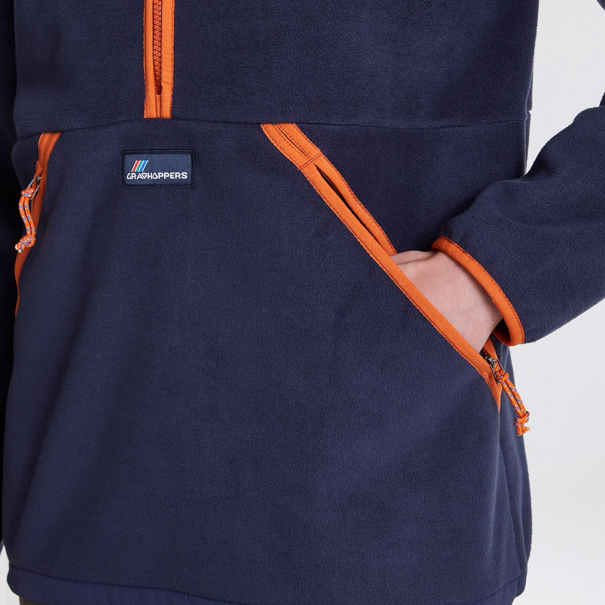 Unisex Whitlaw Half Zip Fleece - Blue Navy