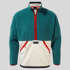 Unisex Whitlaw Half Zip Fleece - Winter Lagoon/Ecru