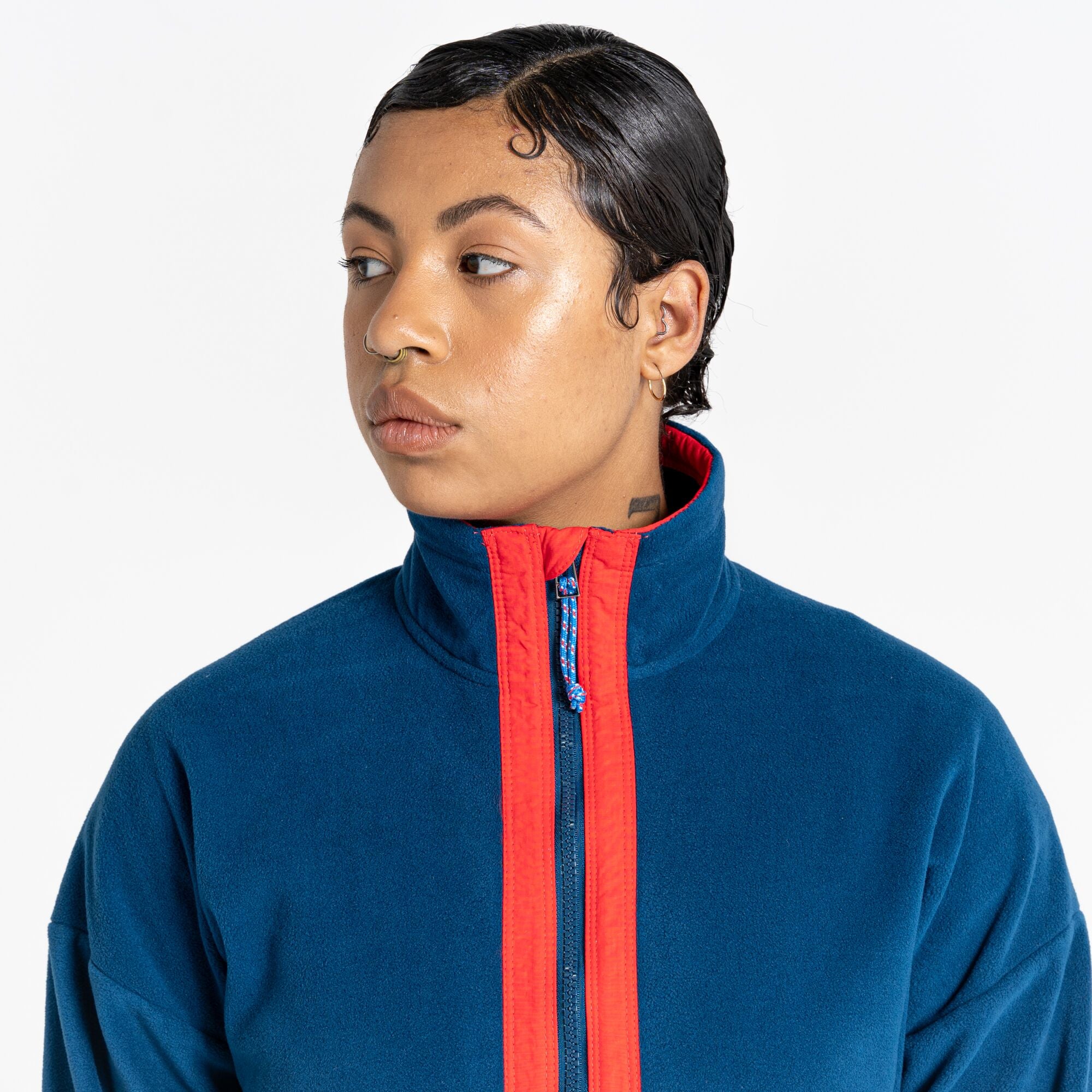 Unisex Welwood Half Zip | Poseidon Blue/Ecru