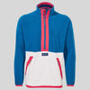 Unisex Welwood Half Zip - Poseidon Blue/Ecru