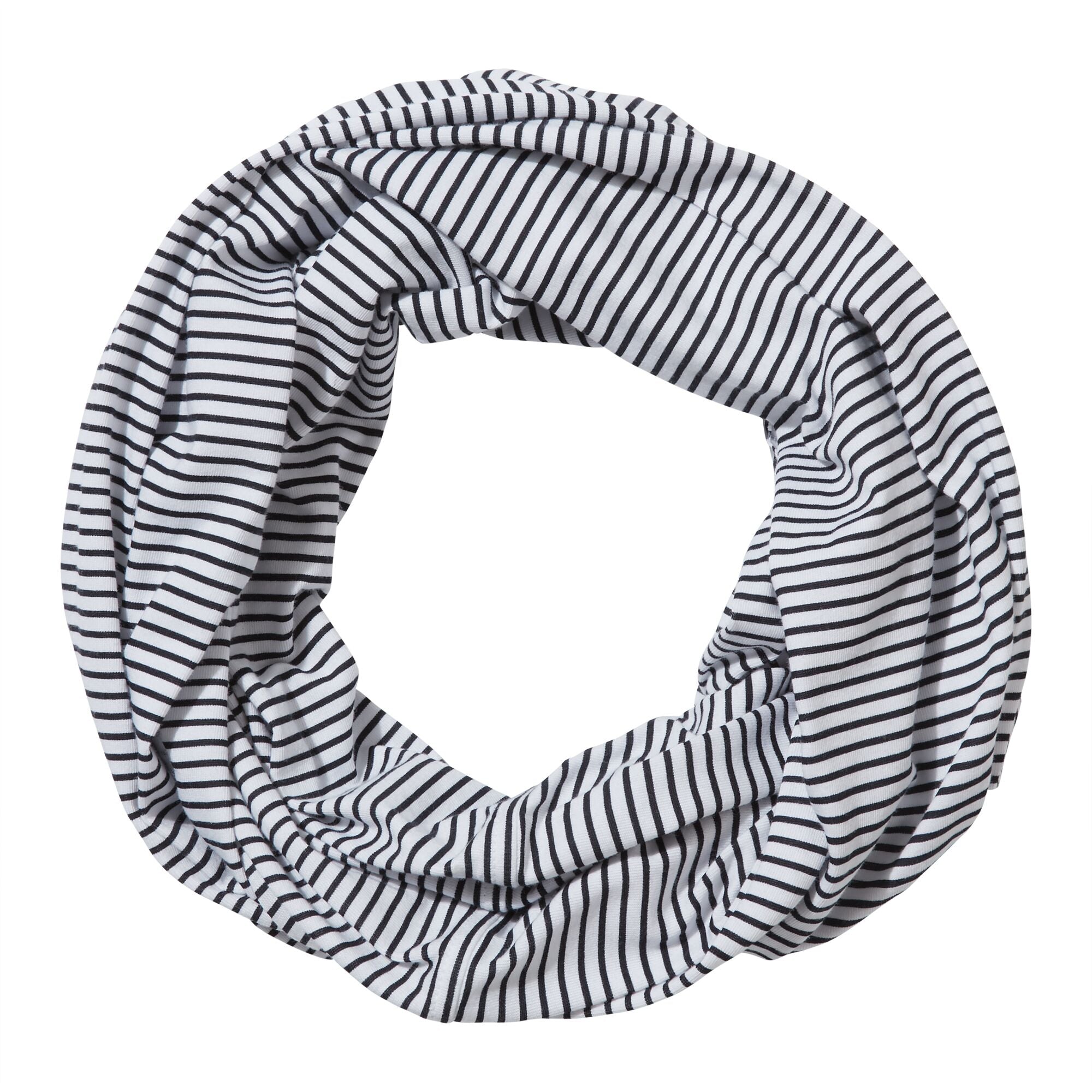 Unisex Insect Shield® Infinity Scarf | Blue Navy Stripe