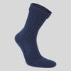 Unisex Wool Hiker Socks - Dark Navy Marl