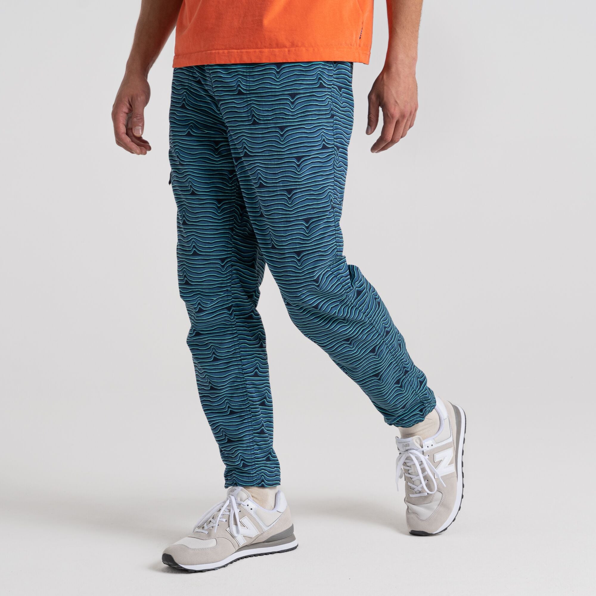 Unisex Hossa Pants - Poseidon Blue Print