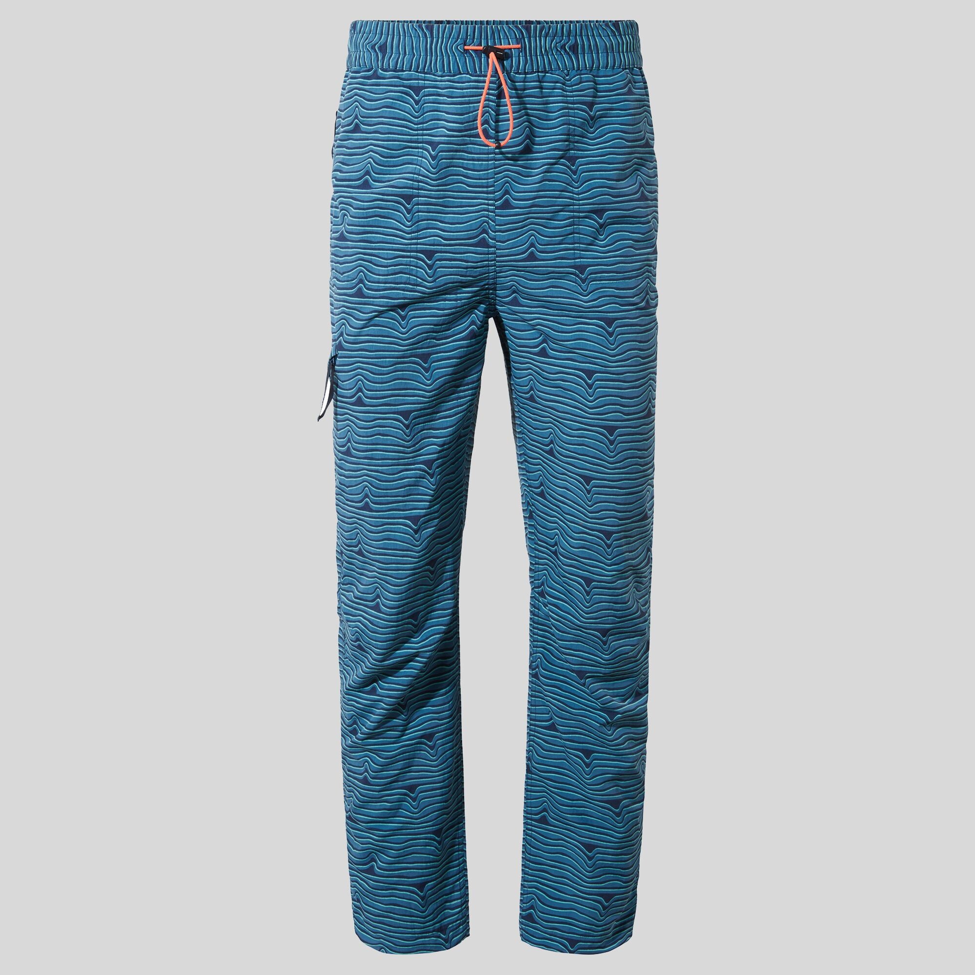 Unisex Hossa Pants - Poseidon Blue Print