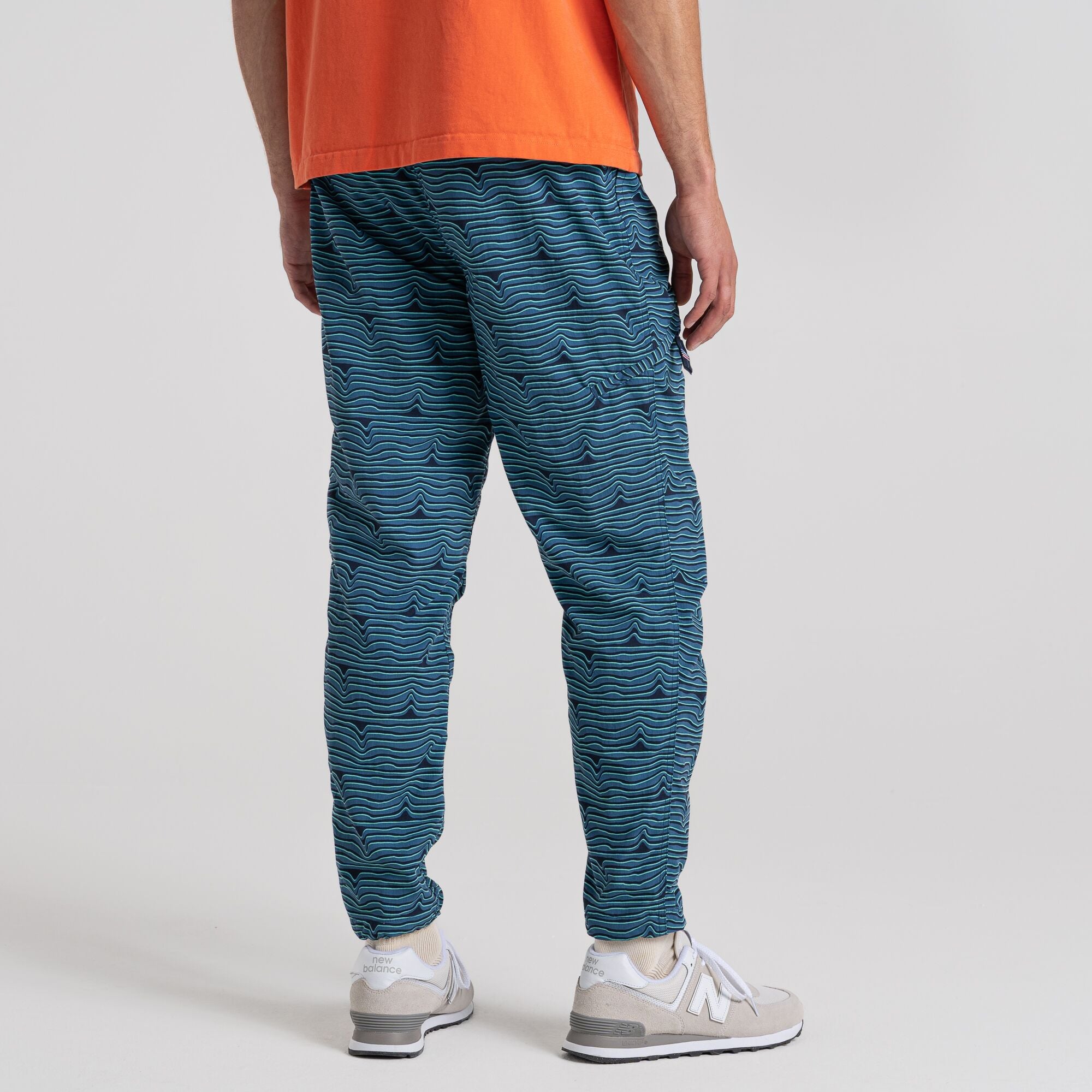 Unisex Hossa Pants - Poseidon Blue Print