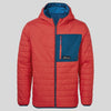 Unisex Cameo CompressLite Hooded Jacket - Lava Red