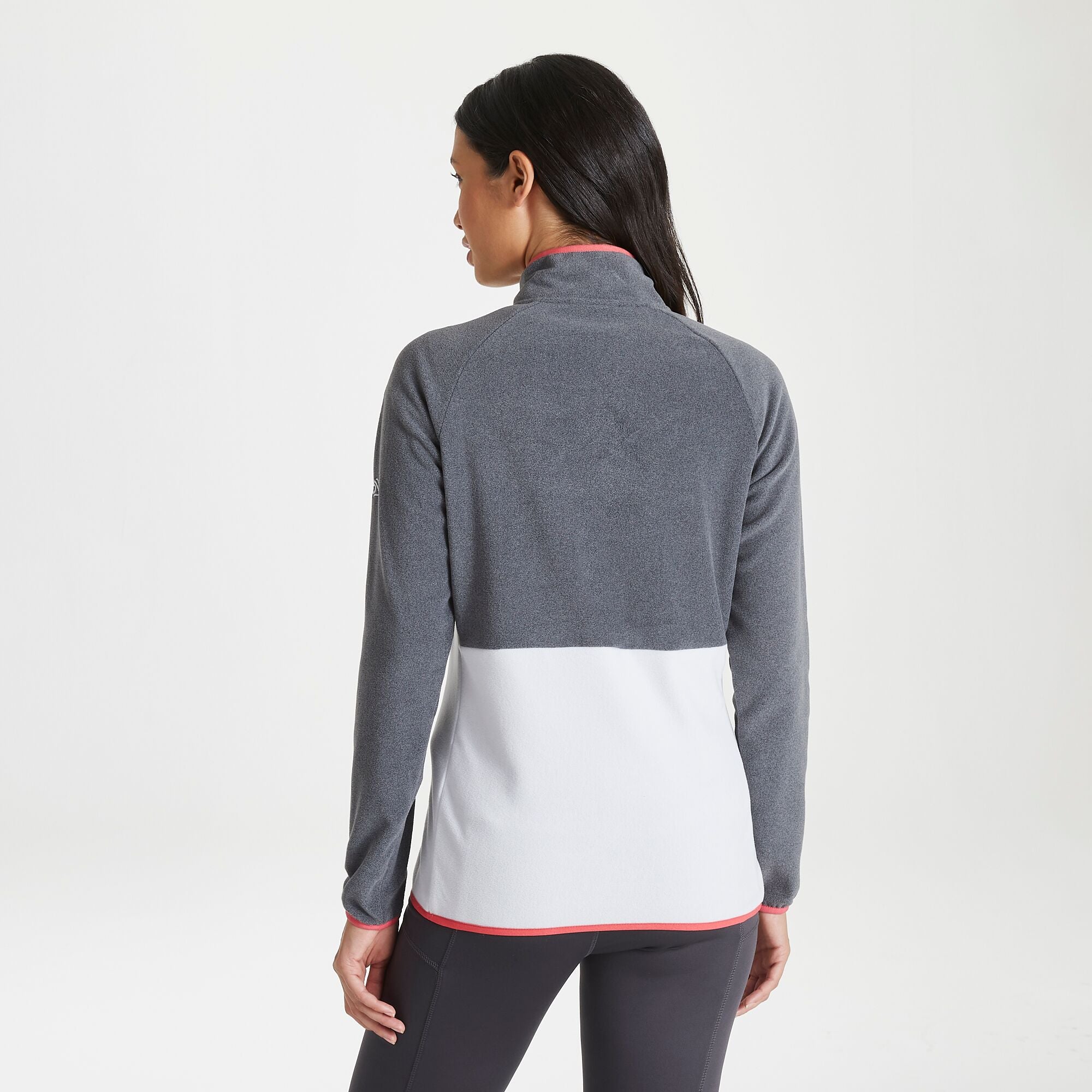 Women's Kyla Half Zip Fleece | Charcoal/Lunar Grey