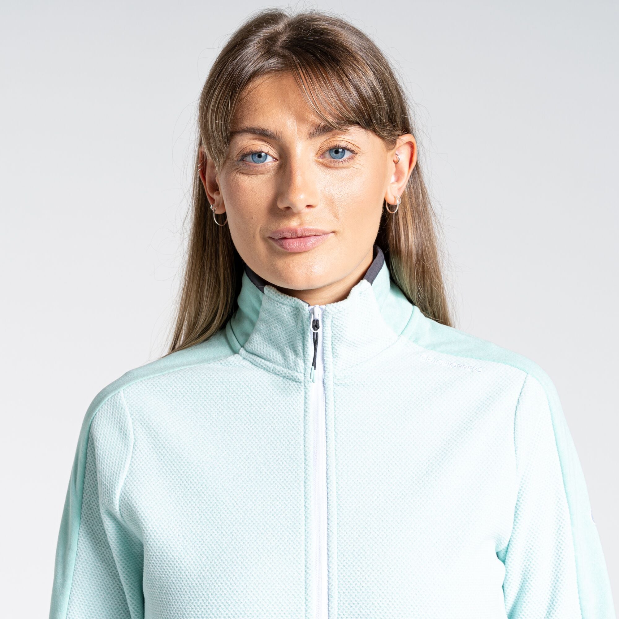 Women's Minerva Half Zip Fleece | Poolside Green