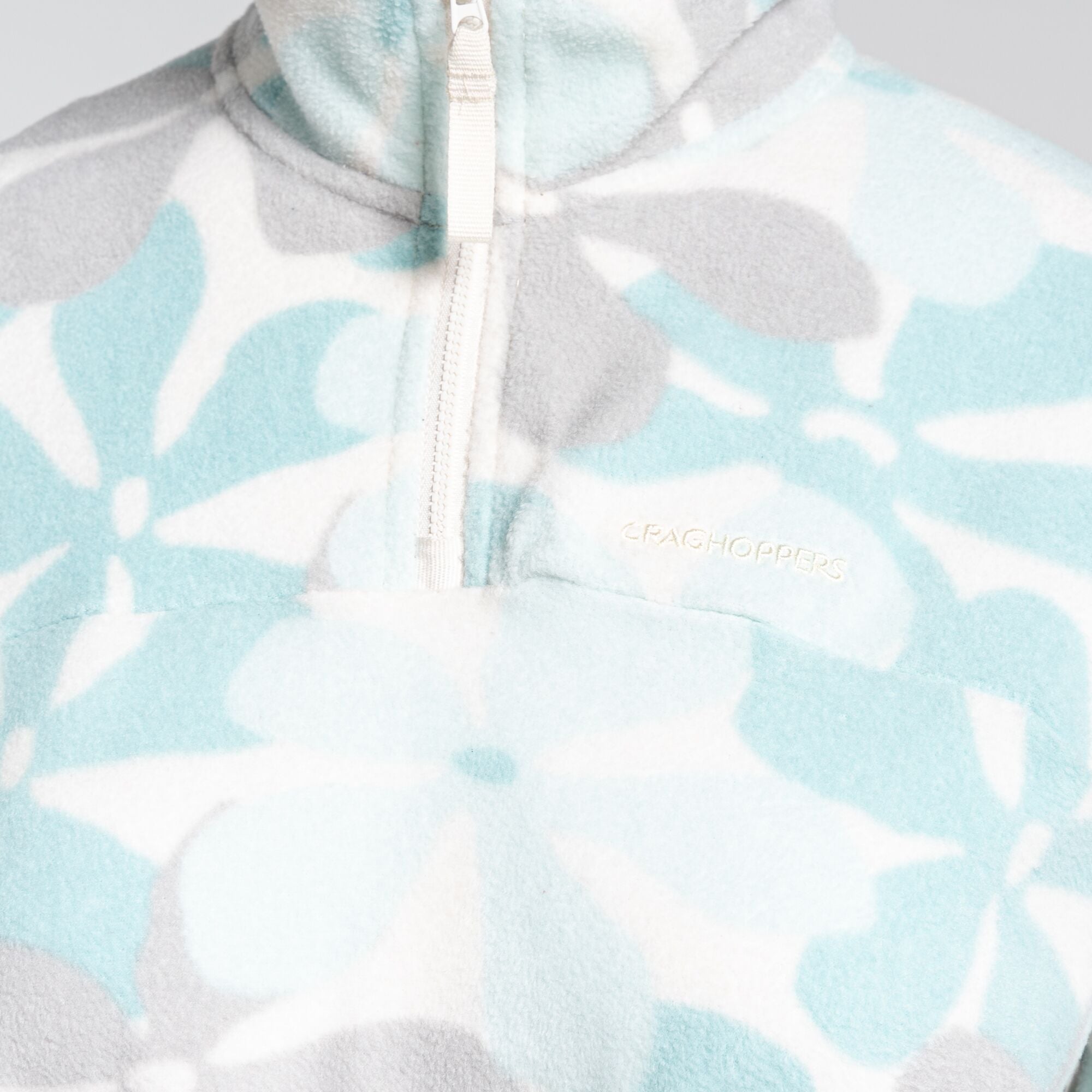 Women's Cabrillo Half Zip Fleece - Poolside Green Print