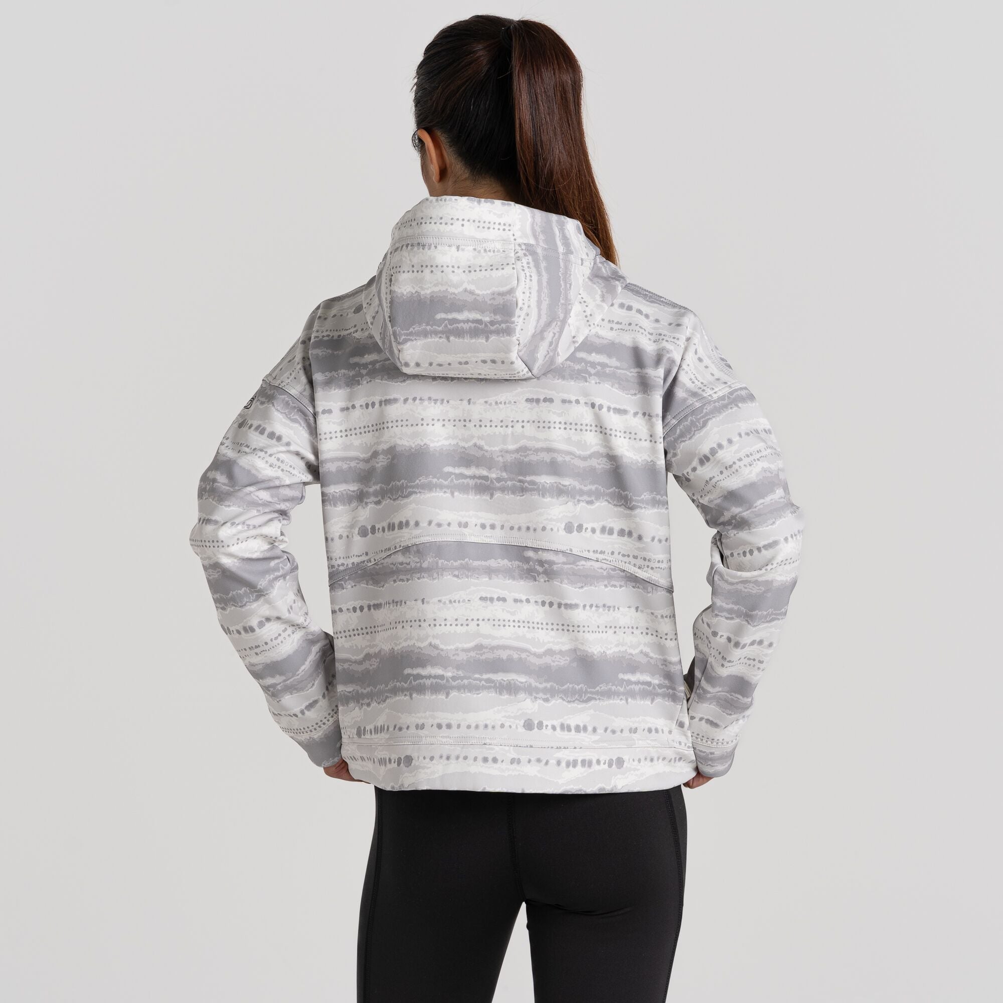 Women's Tyra Softshell Hooded Jacket | Lunar Grey Print