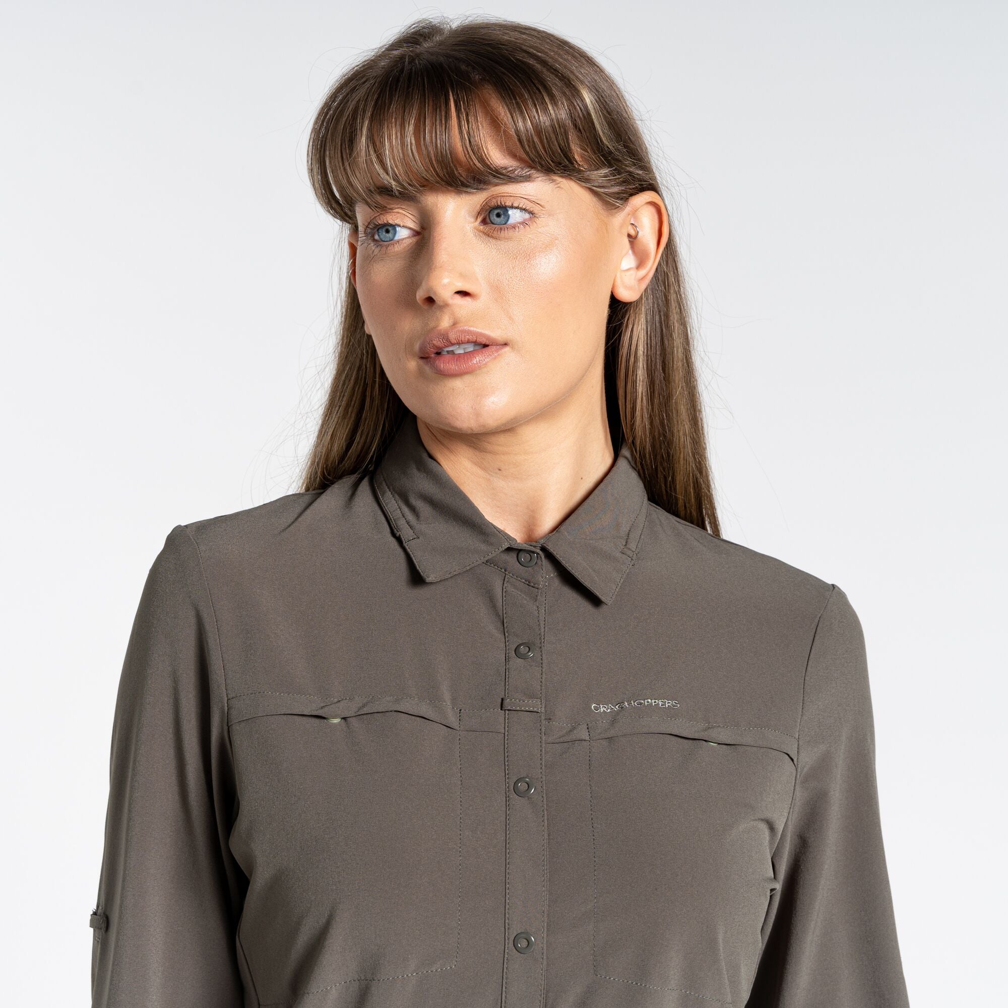 Women's Insect Shield® Pro Long-Sleeved Shirt - Mid Khaki