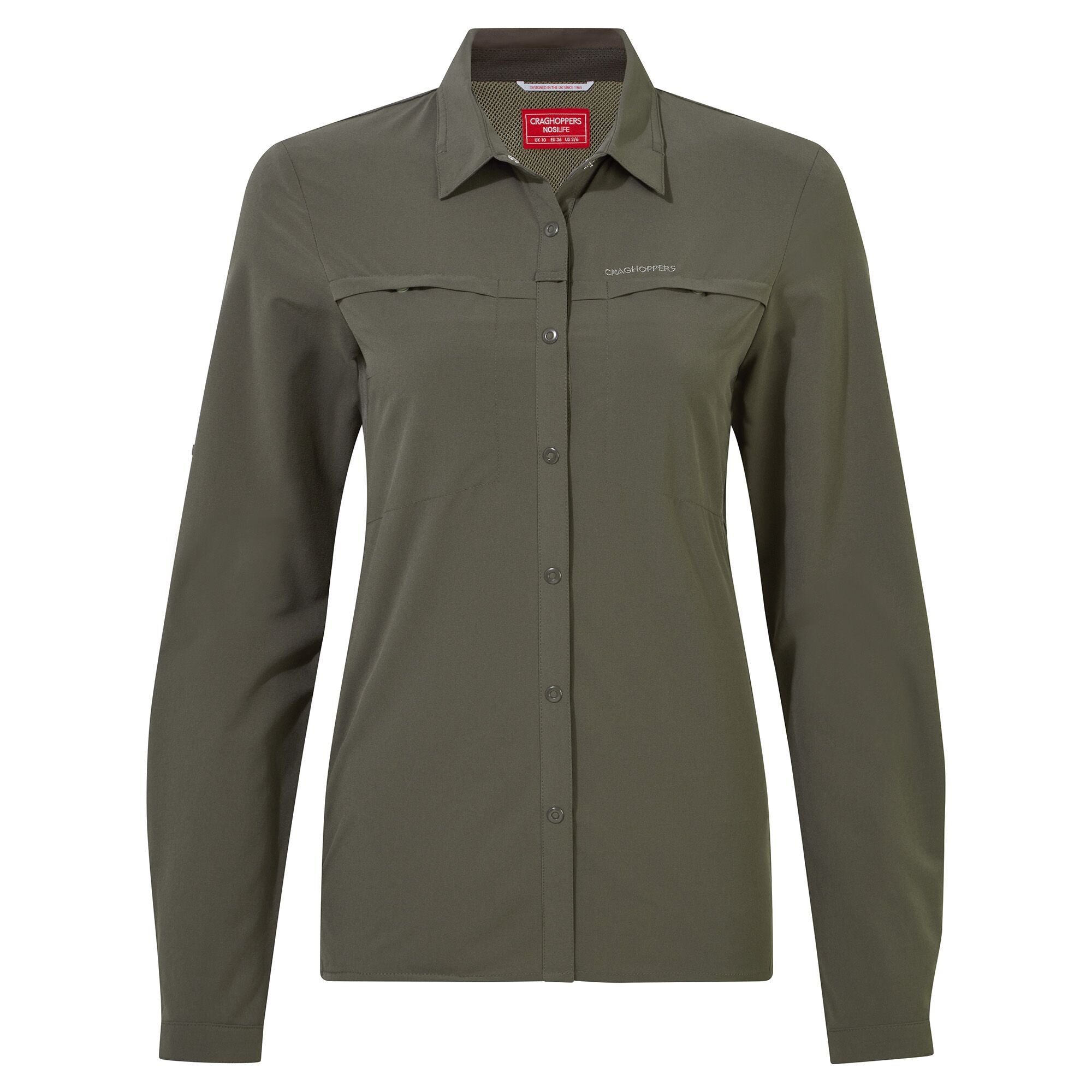 Women's Insect Shield® Pro Long-Sleeved Shirt - Mid Khaki