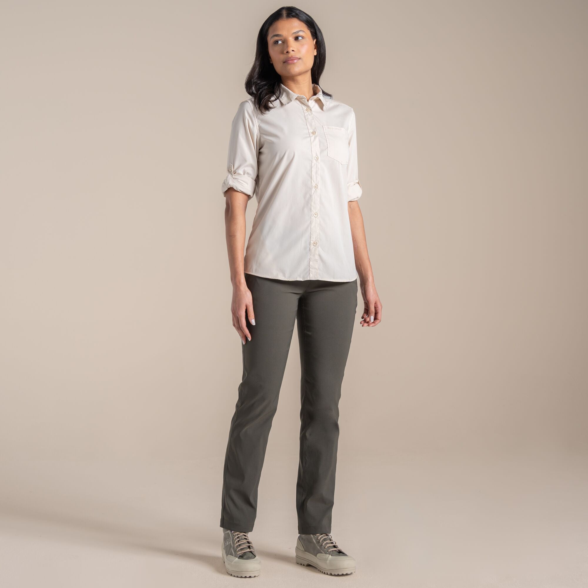 Women's Kiwi Long Sleeved Shirt - Stone