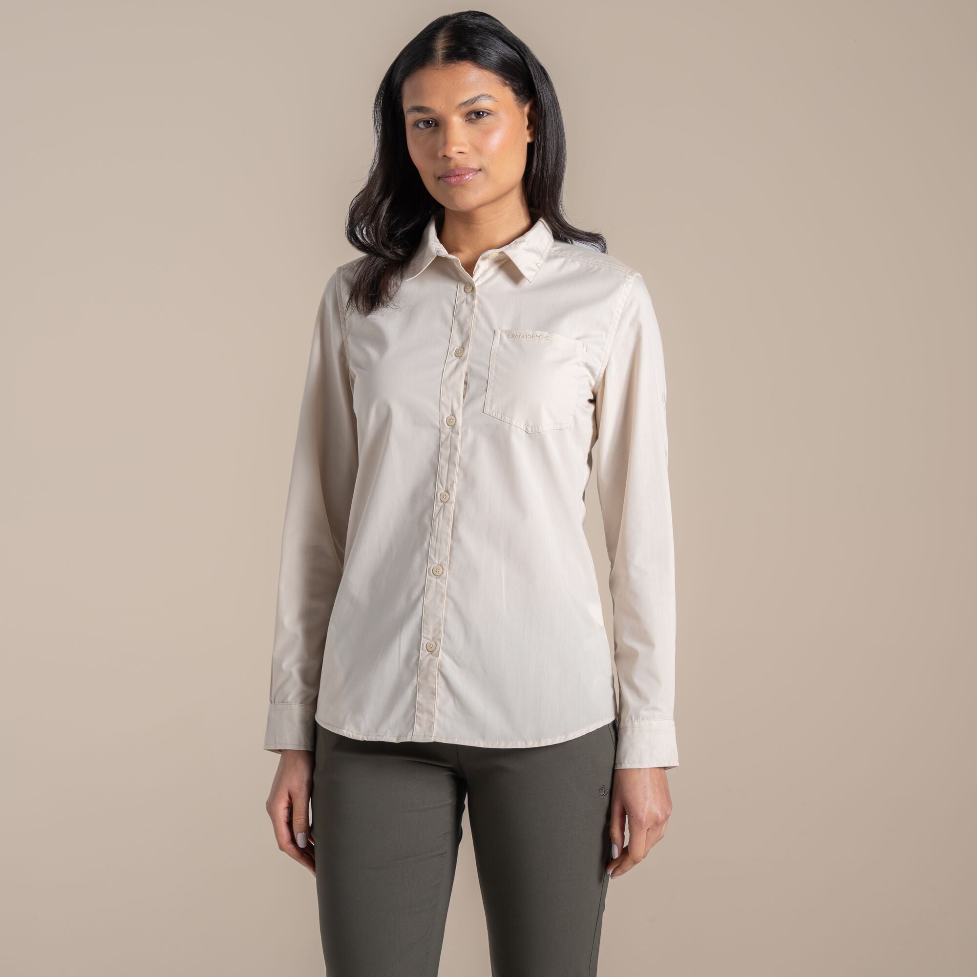 Women's Kiwi Long Sleeved Shirt - Stone