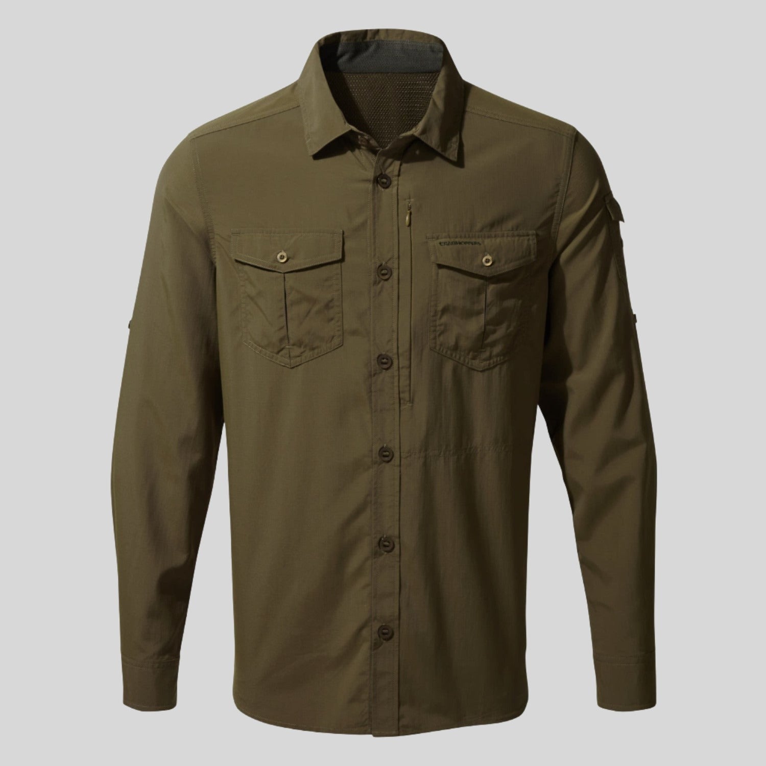 Men's Insect Shield® Adventure II Long Sleeved Shirt | Dark Moss